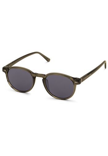 Lunettes de soleil Marais Transparent Olive Noir 1