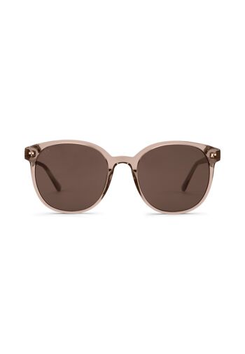 Lunettes de soleil Nairobi Transparent Noisette Marron 2