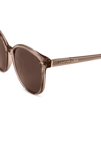 Lunettes de soleil Nairobi Transparent Noisette Marron 3