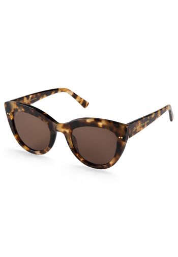 Lunettes de soleil Sofia Amber Tortoise Marron 1