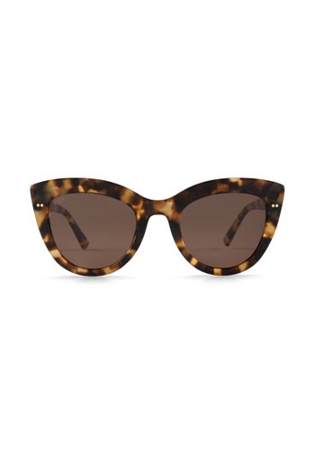 Lunettes de soleil Sofia Amber Tortoise Marron 2