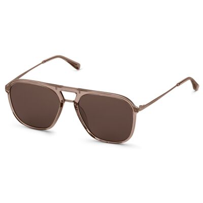 Zurich Transparent Hazel Brown sunglasses