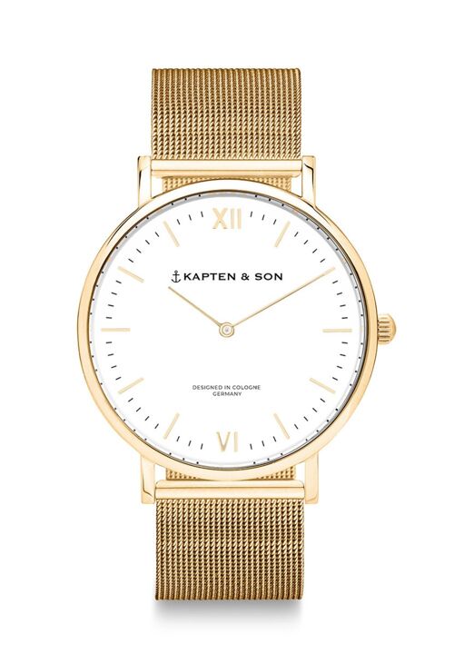 Uhr Campus Gold Mesh