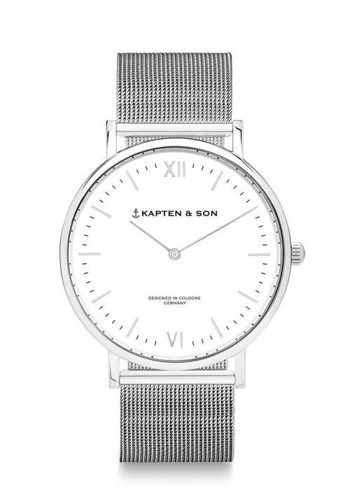 Uhr Campus Silver Mesh