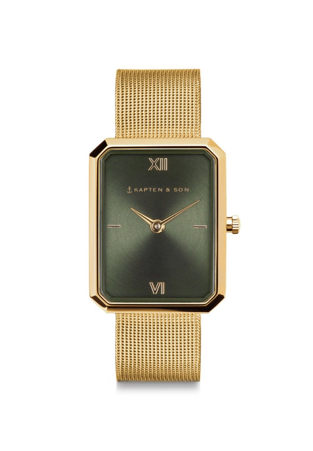 Uhr Grace Gold Green Mesh