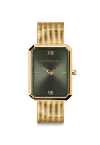 Montre Grace Gold Green Mesh 1