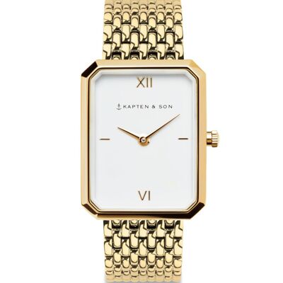 Uhr Grace Gold Woven Steel