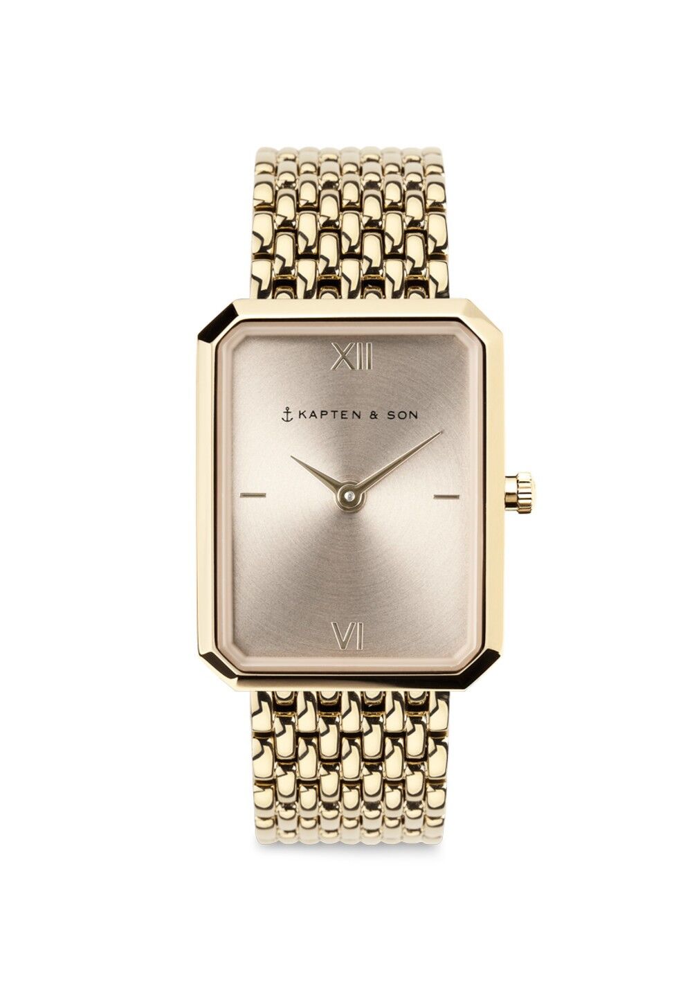 Uhr Grace Light Gold Cream Woven Steel