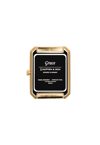 Montre Grace Acier Doré 4