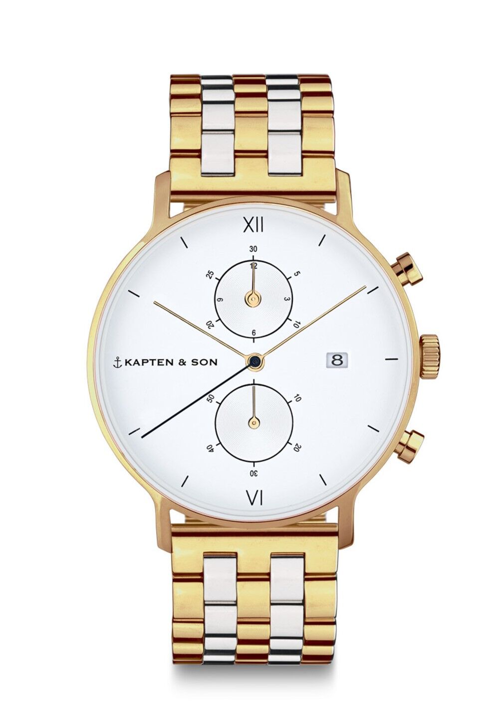 Orologio Crono Oro Bicolore Acciaio