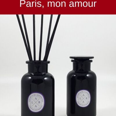 Diffuseur par Capillarité 500 ml - Parfum Paris, mon amour