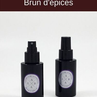 Spray d'ambiance rechargeable 100 ml - Parfum Brun d'Epices