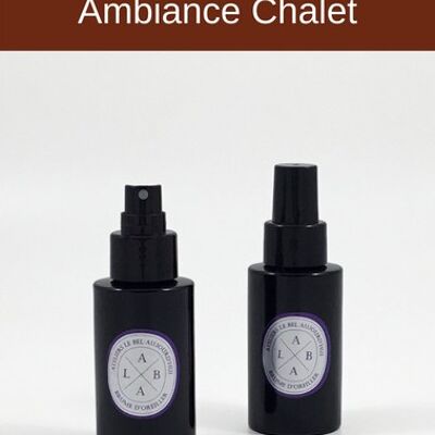 Spray d'ambiance rechargeable 100 ml - Parfum Ambiance Chalet