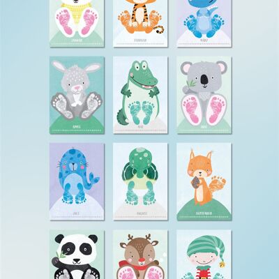 CALENDAR for babies everlasting from 0-1.5 years