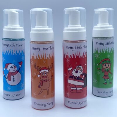 Sapone schiumoso di Babbo Natale