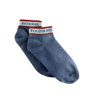 Women's organic cotton lurex socks - Justine l'Amour