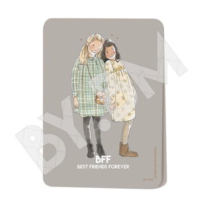 "Best friends forever" card