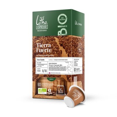 60 Organic Tierra Fuerte Coffee Capsules