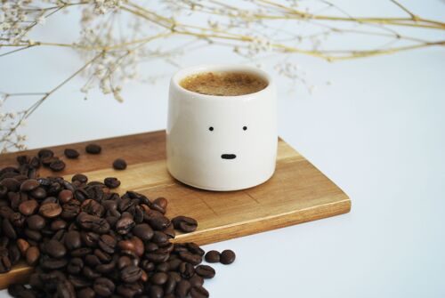 Meh Face Espresso Cup
