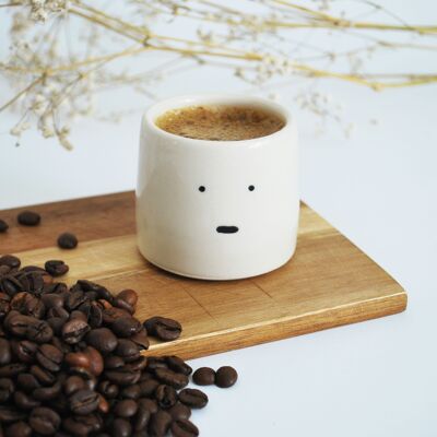 Meh Face Espresso Cup