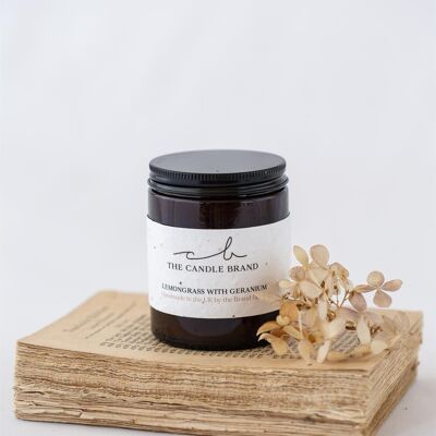 Lemongrass with Geranium 30 Hour Candle