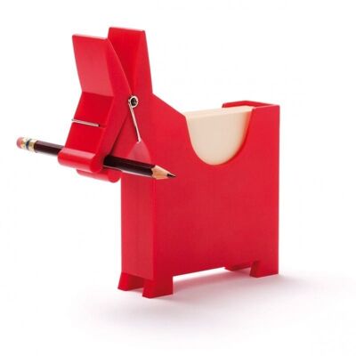 MORRIS Red, Esel-Notizblock - Schreibtisch