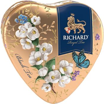 Thé RICHARD CŒUR ROYAL, thé noir en vrac aromatisé, 30 g, OR 3