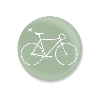 Botón magnético "bicicleta de carreras"