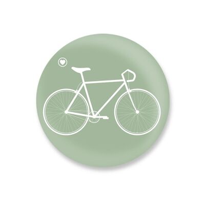 Bouton magnétique "vélo de course"