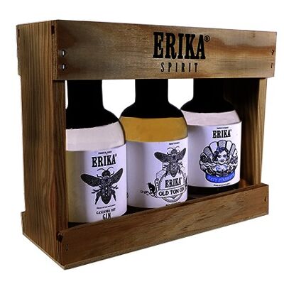 Cajas de tres botellas de Ginebra de 20cl