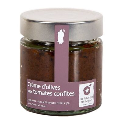 Crème d'olives aux tomates confites - 180g