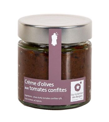 Crème d'olives aux tomates confites - 180g 1