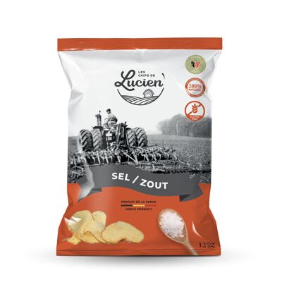 Les chips de Lucien Sel 125 gr