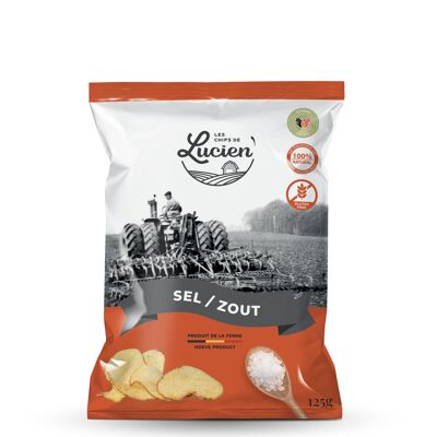 Les chips de Lucien Sel 125 gr