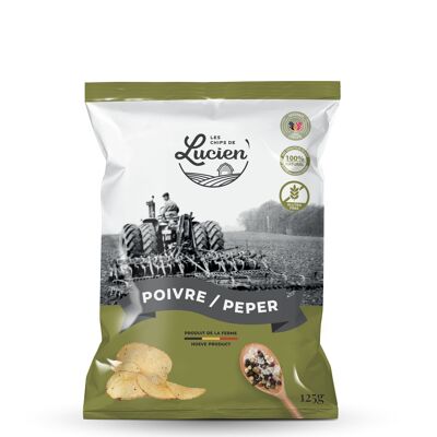 Lucien Poivre Chips 125 gr