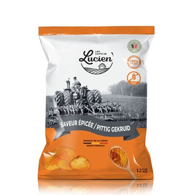 Les chips de Lucien Saveur Epicée 125 gr