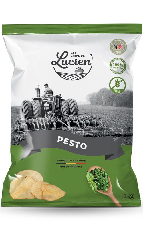 Les chips de Lucien Pesto 125 gr