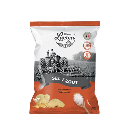 Les chips de Lucien Sel 40 gr
