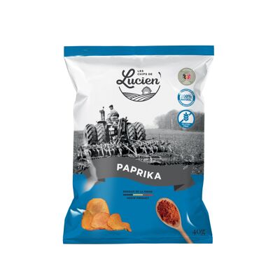 Les chips de Lucien Paprika 40 gr