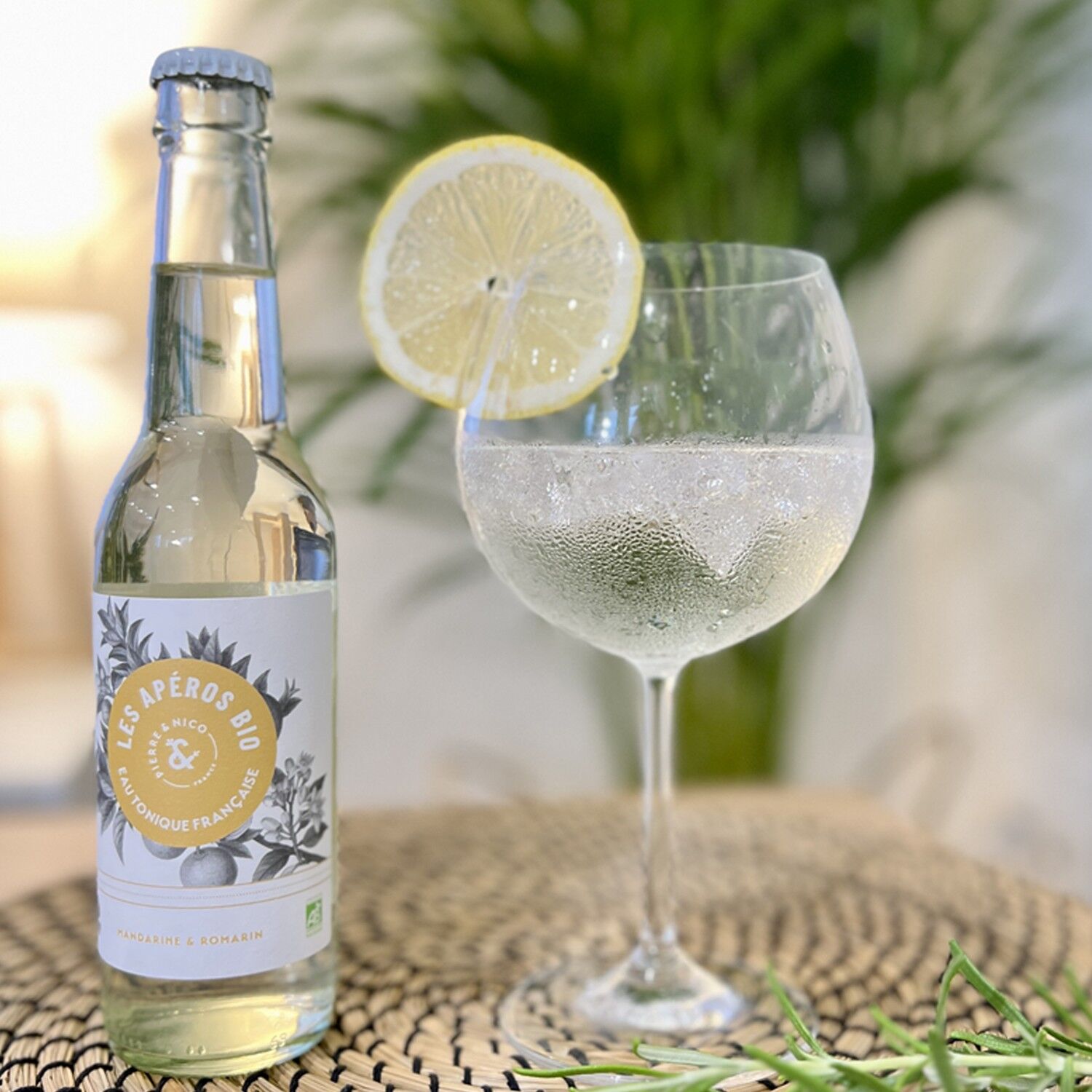 Bio-Tonikum ohne Alkohol – Mandarine und Rosmarin – 27.5 cl - Bio-Apéros