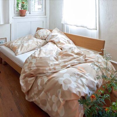Bed linen flower beige