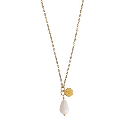 Collana Jade & Love Charm - Oro