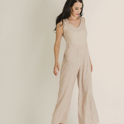 Shirley Jumpsuit - Animal Pink Viscose FSC