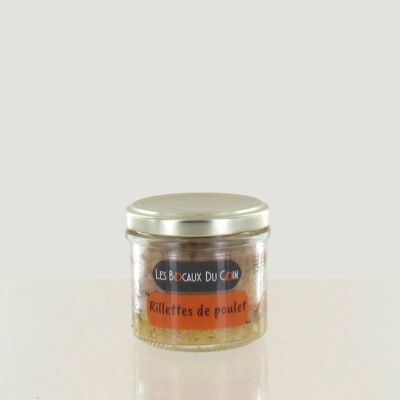 Jar of Chicken Rillettes - 100% artisanal jar