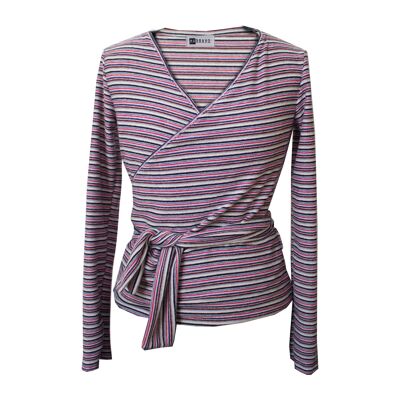 Margot Clave Top- Blue Stripe