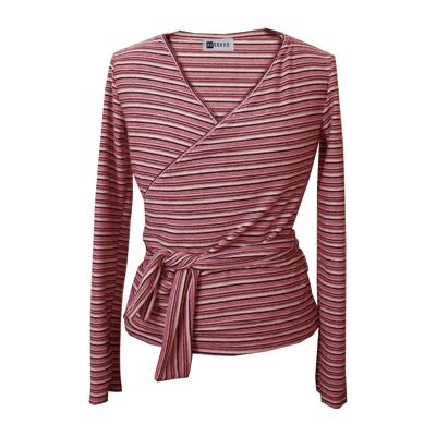 Margot Clave Top - Roter Streifen