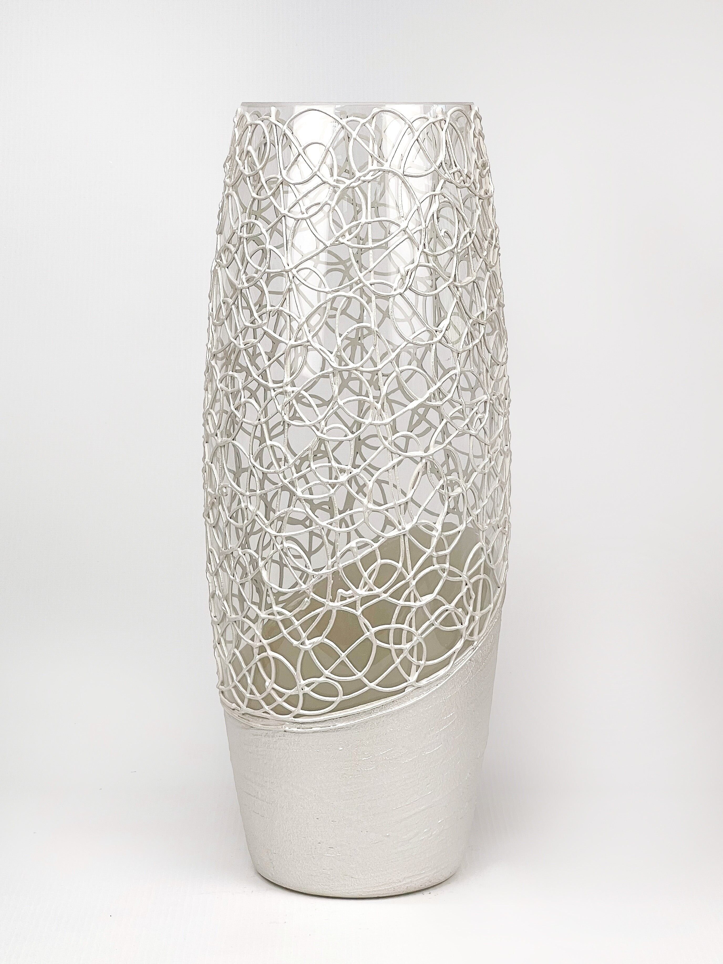 Vaso decorativo in vetro artistico 7124/400/sh262