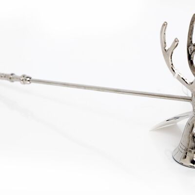 Eteignoir Cerf en Argent 29cm