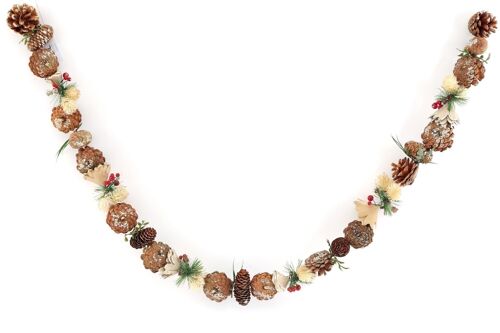 Fir Cone Botanical Christmas Garland 150cm