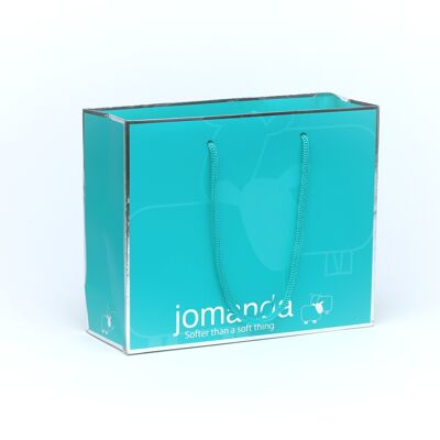 Mittelgroße Geschenktüte mit Jomanda-Logo